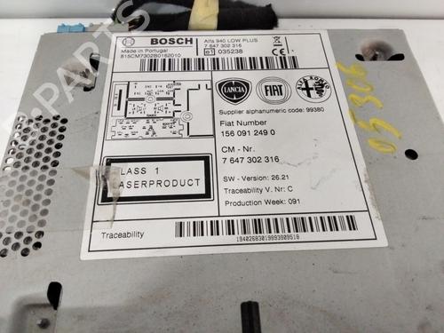 Radio ALFA ROMEO GIULIETTA (940_) 1.6 JTDM (940FXD1A) | BP20113601E6 