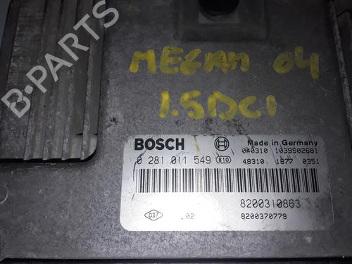 Engine control unit (ECU) RENAULT SCÉNIC II (JM0/1_) 1.9 dCi (JM0G, JM12, JM1G, JM2C) | BP8910584M57 