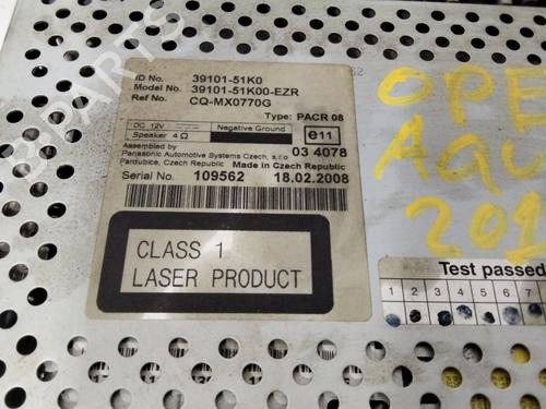 Radio OPEL AGILA B (H08)  | BP28703920E6 
