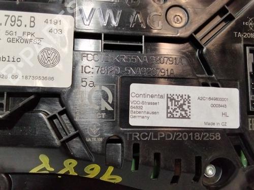 Instrument cluster VW GOLF VII (5G1, BQ1, BE1, BE2) e-Golf | BP28380245C47 