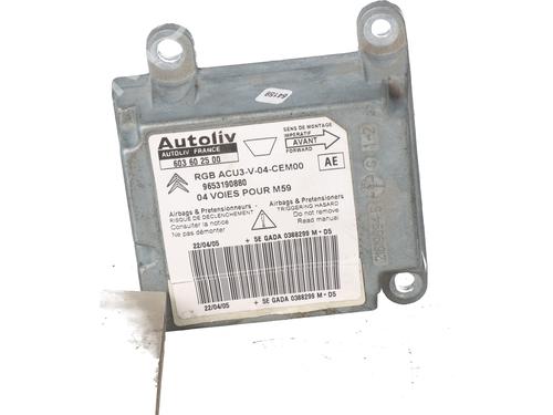 Used ECU airbags ECU airbags CITROËN BERLINGO / BERLINGO FIRST Box Body/MPV (M_) 2.0 HDI 90 (MBRHY, MCRHY) (90 hp) 36490265 36490265