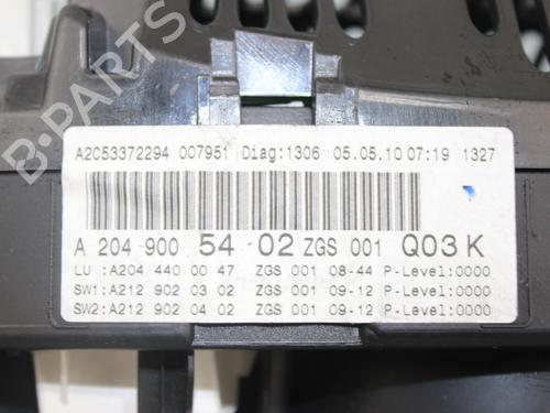 Instrument cluster MERCEDES-BENZ C-CLASS (W204)  | BP18107488C47 