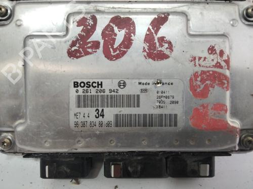 Engine control unit (ECU) PEUGEOT 307 (3A/C) 1.6 16V | BP24849499M57 