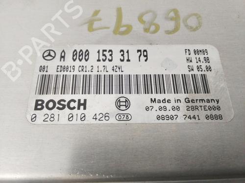 Engine control unit (ECU) MERCEDES-BENZ A-CLASS (W168) A 170 CDI (168.008) | BP20511565M57 
