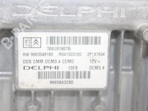 Engine control unit (ECU) CITROËN C5 III (RD_) 2.0 HDi (RDRHD8, RDRHDJ, RDRHR8, RDRHRJ) | BP16957833M57 