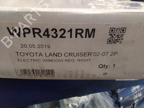 Front right window mechanism TOYOTA LAND CRUISER PRADO (_J12_)  | BP27567082C23 