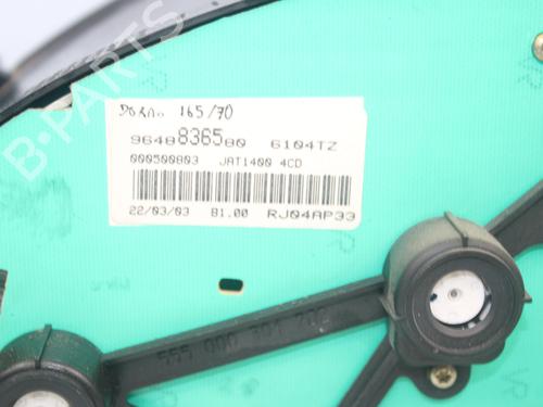 Instrument cluster PEUGEOT 206 Hatchback (2A/C)  | BP16744221C47 