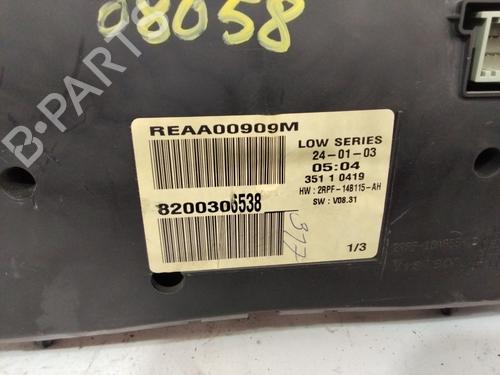 Instrument cluster RENAULT MEGANE II (BM0/1_, CM0/1_) 1.6 16V (BM0C, CM0C) | BP22387661C47 