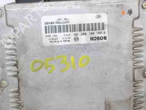 Engine control unit (ECU) RENAULT LAGUNA I (B56_, 556_) 1.9 dCi (B56W) | BP15603769M57 