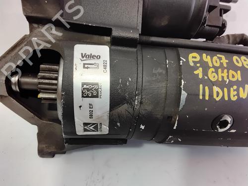 Starter PEUGEOT 407 (6D_) 1.6 HDi 110 (6D9HZC, 6D9HYC) | BP29066618M8 