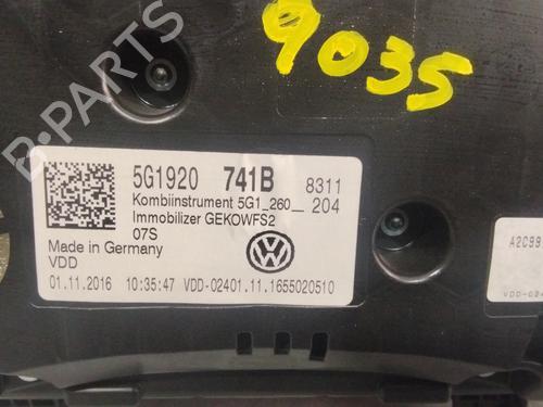 Instrument cluster VW GOLF VII (5G1, BQ1, BE1, BE2)  | BP26222268C47 