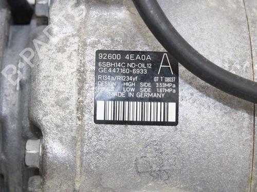 AC compressor NISSAN QASHQAI II SUV (J11, J11_) 1.2 DIG-T | BP15080148M34 