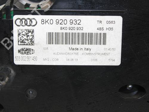 Instrument cluster AUDI A4 B8 Avant (8K5) 2.0 TDI | BP17950394C47 