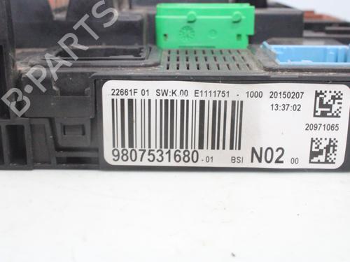 Fuse box PEUGEOT 208 I (CA_, CC_) 1.4 HDi | BP16054246E1 