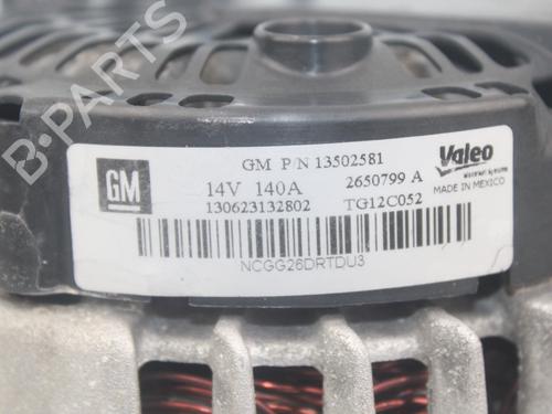 Alternator OPEL INSIGNIA A (G09) 2.0 CDTI (68) | BP17133499M7 