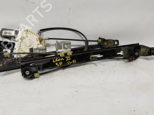 Used Front right window mechanism SEAT LEON (1P1) [2005-2013]  28703180