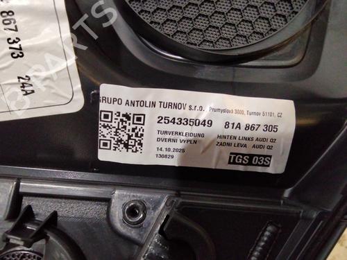 Rear left panel AUDI Q2 (GAB, GAG) | BP37438157C60 - Image 4