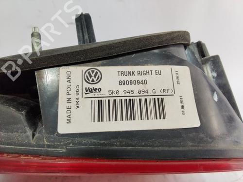 Right taillight VW GOLF VI (5K1)  | BP24991607C35 