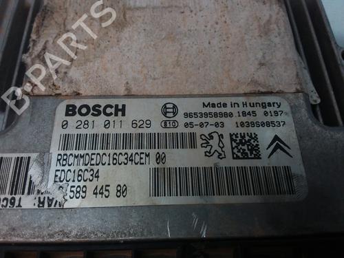 Engine control unit (ECU) CITROËN C4 Coupe (LA_) 1.6 HDi | BP9496515M57 