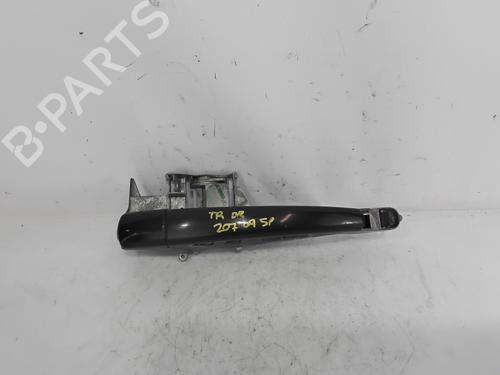 Używane Klamka zewnętrzna drzwi tylnych prawych PEUGEOT 207 (WA_, WC_) 1.4 HDi (68 hp) 30004500