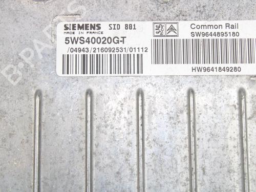 Engine control unit (ECU) PEUGEOT 307 (3A/C) 2.0 HDi 90 | BP15203384M57