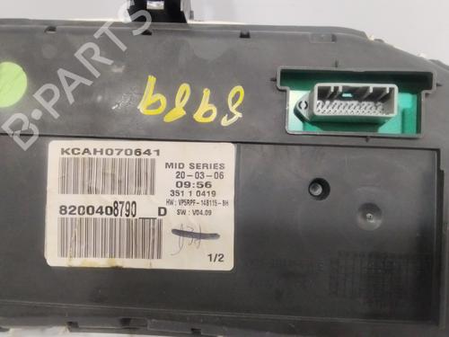Instrument cluster RENAULT MEGANE II (BM0/1_, CM0/1_) 1.4 16V (BM0B, CM0B) | BP26013921C47 