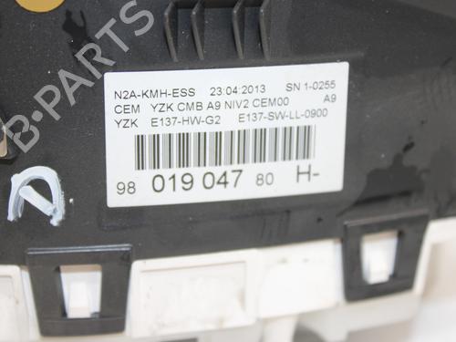 Instrument cluster PEUGEOT 208 I (CA_, CC_) 1.2 VTI 82 | BP18337457C47