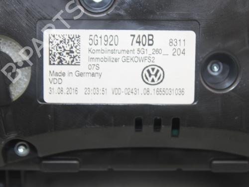 Instrument cluster VW GOLF VII (5G1, BQ1, BE1, BE2) 1.4 TSI | BP18488145C47 