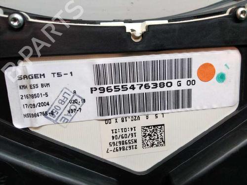 Instrument cluster PEUGEOT 307 CC (3B) 1.6 16V | BP8570150C47 
