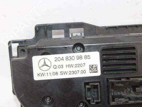 Climate control MERCEDES-BENZ C-CLASS (W204) C 200 CDI (204.007, 204.006) | BP15603702I5 