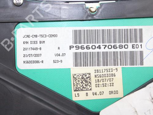 Kombinert Instrument PEUGEOT 307 (3A/C)  | BP15230941C47 