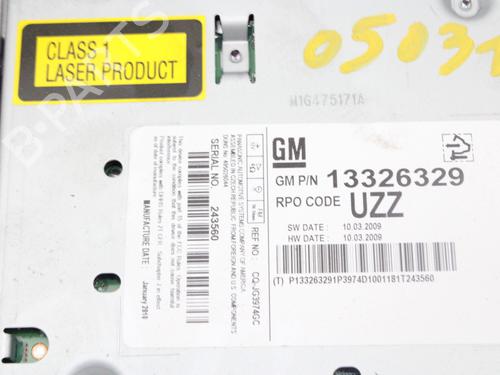 Radio OPEL INSIGNIA A Sports Tourer (G09) 2.0 CDTI (35) | BP15057259E6 