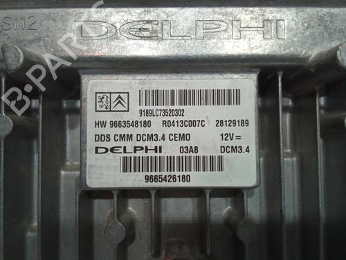 Engine control unit (ECU) PEUGEOT 407 SW (6E_, 6D_) 2.0 HDi 135 | BP10653914M57 