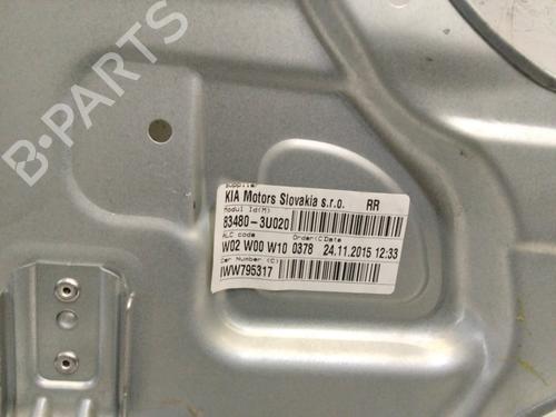 Fensterheber rechts hinten OPEL CORSA C (X01) 1.7 DTI (F08, F68) | BP21726178C25 