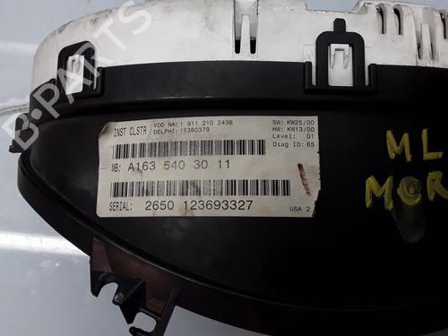 Instrument cluster MERCEDES-BENZ M-CLASS (W163) ML 270 CDI (163.113) | BP9673545C47 