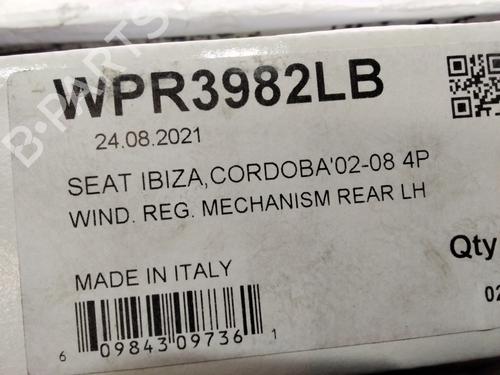 Used Rear left window mechanism SEAT CORDOBA (6K1, 6K2) [1993-2002]  25469960