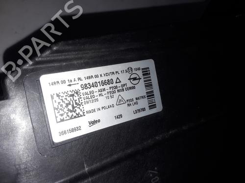 Right headlight OPEL MOKKA  | BP12571846C29 