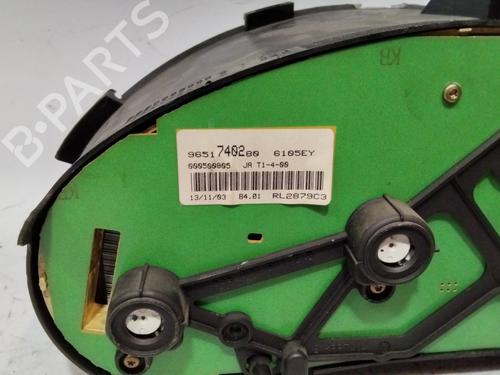 Instrument cluster PEUGEOT 206 Hatchback (2A/C) 1.4 HDi eco 70 | BP28292869C47