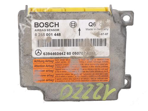 Used ECU airbags ECU airbags MERCEDES-BENZ VITO / MIXTO Van (W639) 115 CDI (639.601, 639.603, 639.605) (150 hp) 37711418 37711418
