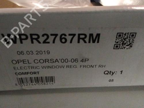 Front right window mechanism OPEL CORSA C (X01)  | BP27217147C23 
