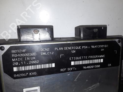 Engine control unit (ECU) PEUGEOT 206 Hatchback (2A/C) 1.9 D | BP8580205M57 