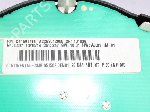 Kombiinstrument CITROËN C3 II (SC_) 1.4 HDi 70 (SC8HZC, SC8HR0, SC8HP4) | BP15470383C47 