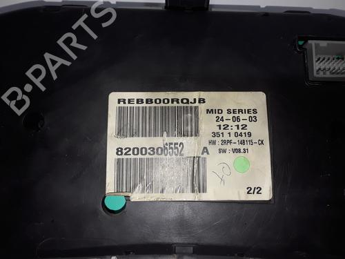 Instrument cluster RENAULT MEGANE II (BM0/1_, CM0/1_) 1.9 dCi (BM0G, CM0G) | BP10927201C47 