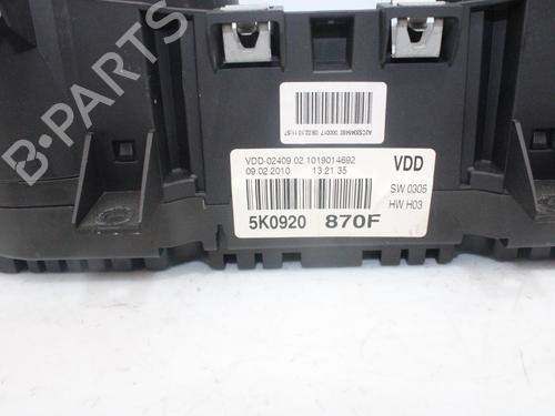 Instrument cluster VW GOLF VI (5K1)  | BP16213445C47 
