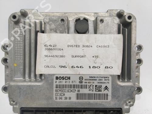 Used Engine control unit (ECU) PEUGEOT 308 I (4A_, 4C_) 1.6 HDi (109 hp) 21661926