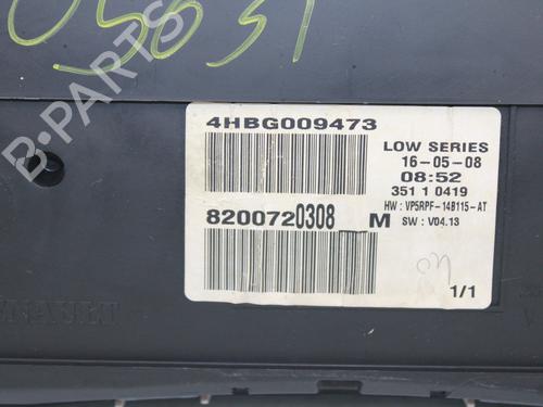 Instrument cluster RENAULT MEGANE II (BM0/1_, CM0/1_) 1.5 dCi (BM16, CM16) | BP16376500C47 