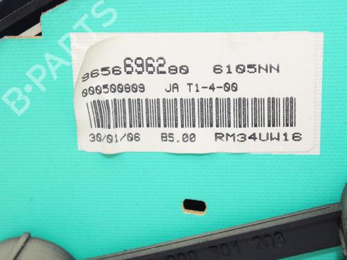 Instrument cluster PEUGEOT 206 Hatchback (2A/C) 1.4 HDi eco 70 | BP15603768C47 