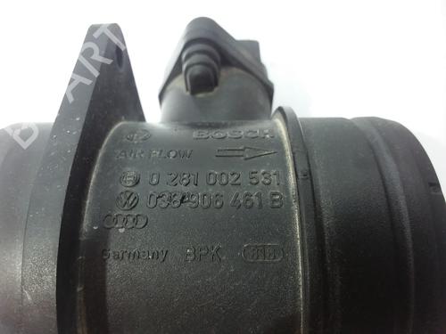 Mass air flow sensor AUDI A3 (8L1) 1.9 TDI | BP10277873M95 