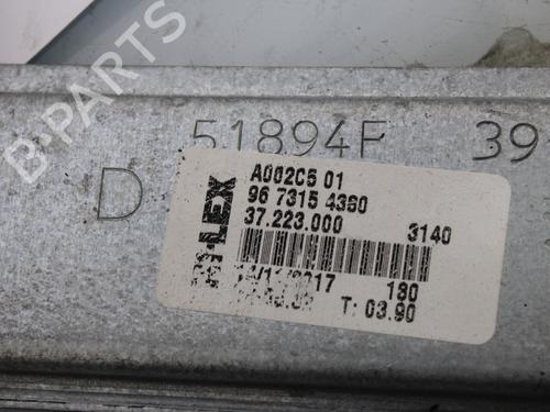 Front right window mechanism PEUGEOT 2008 I (CU_) 1.6 BlueHDi 100 | BP18487973C23 