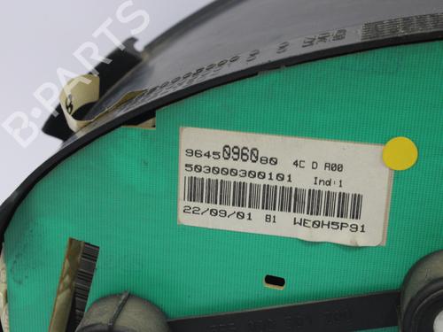 Instrument cluster PEUGEOT 206 Hatchback (2A/C) 1.4 HDi eco 70 | BP12588893C47 